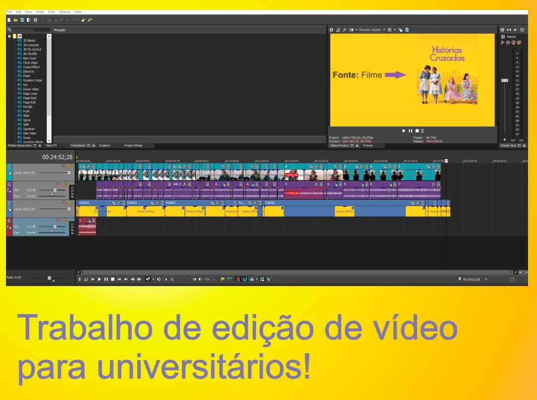 Imagens de Edição de vídeo