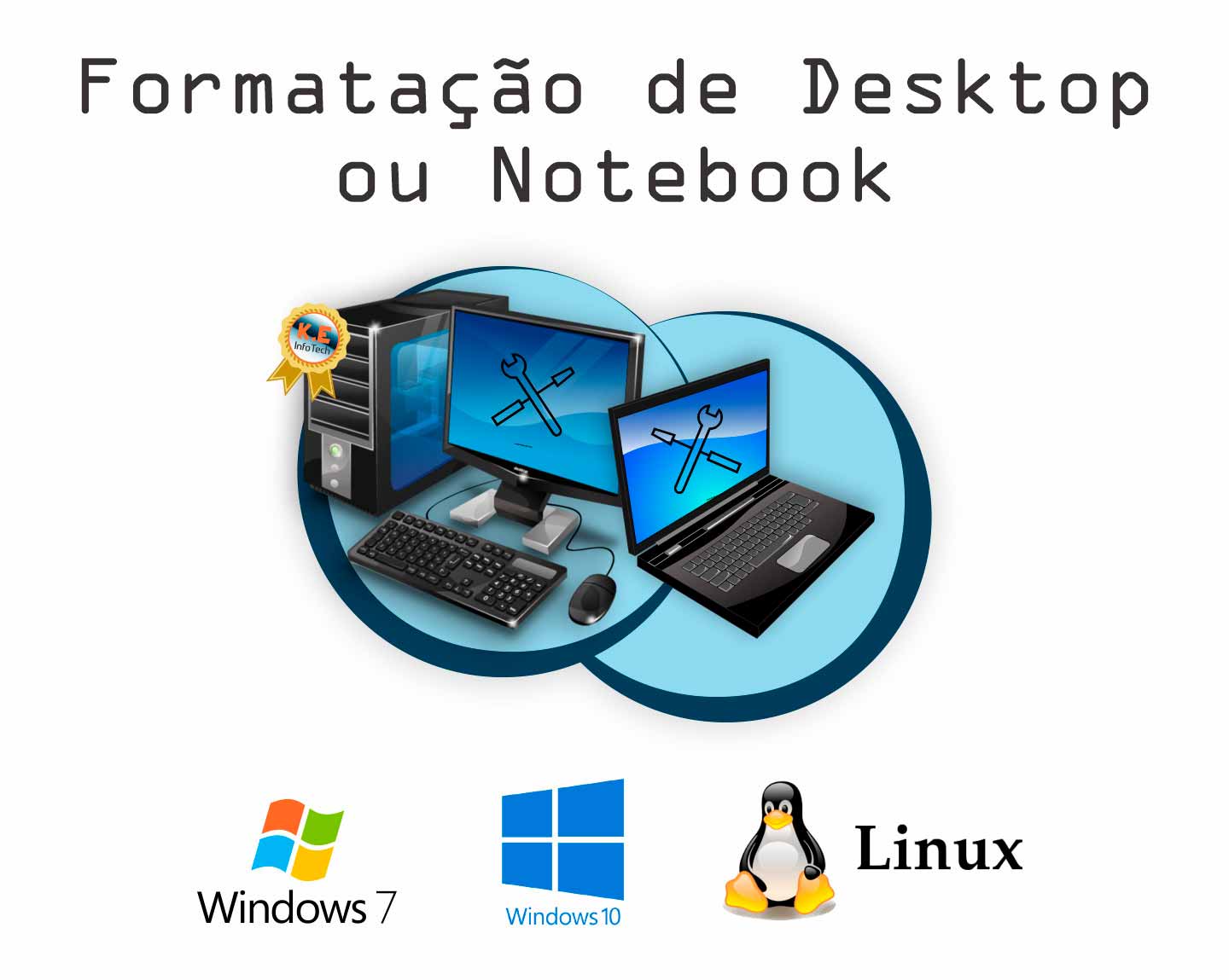 Imagens de Formatação de Sistema Operacional